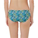 Tropical flowers Menthol color Classic Bikini Bottoms View2