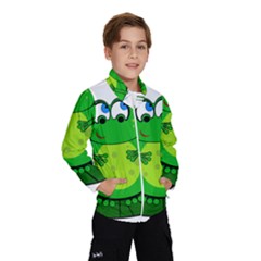 Green Frog Wind Breaker (kids) by Valentinaart