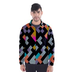 Connected Shapes                                                                             Wind Breaker (men) by LalyLauraFLM