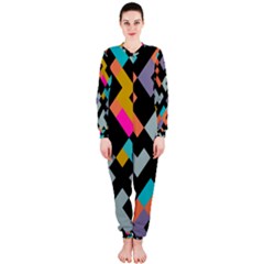 Connected Shapes                                                                             Onepiece Jumpsuit (ladies) by LalyLauraFLM