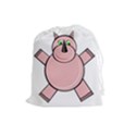 Pink Rhino Drawstring Pouches (Large)  View1