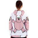 Pink Rhino Women s Zipper Hoodie View2