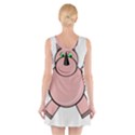 Pink Rhino V-Neck Sleeveless Skater Dress View2