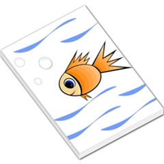 Cute Fish Large Memo Pads by Valentinaart