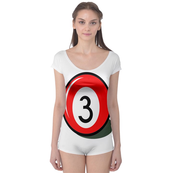 Billiard ball number 3 Boyleg Leotard 