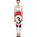 Billiard ball number 3 OnePiece Catsuit View1