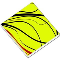 Yellow decorative design Small Memo Pads