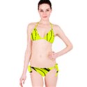 Yellow decorative design Bikini Set View3