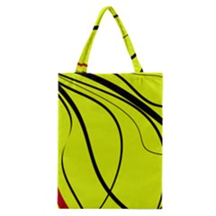 Yellow decorative design Classic Tote Bag