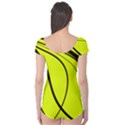 Yellow decorative design Boyleg Leotard  View2