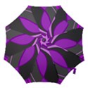 Purple Elegant Lines Hook Handle Umbrellas (Small) View1