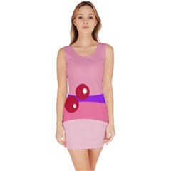 Decorative Abstraction Sleeveless Bodycon Dress by Valentinaart