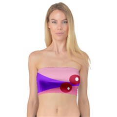 Decorative Abstraction Bandeau Top by Valentinaart