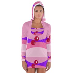 Decorative Abstraction Women s Long Sleeve Hooded T-shirt by Valentinaart