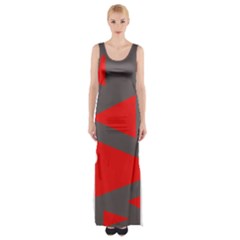 Decorative Abstraction Maxi Thigh Split Dress by Valentinaart