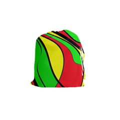 Colors Of Jamaica Drawstring Pouches (small)  by Valentinaart