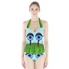 Snail Halter Swimsuit by Valentinaart