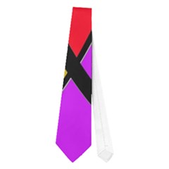 Colorful Lines Neckties (one Side)  by Valentinaart