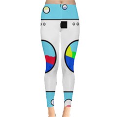 Washing Machine  Leggings  by Valentinaart