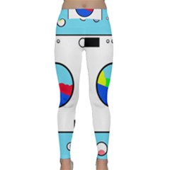 Washing Machine  Yoga Leggings by Valentinaart