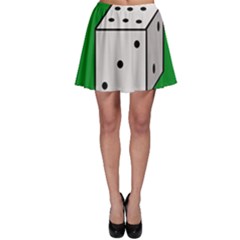 Dice  Skater Skirt by Valentinaart