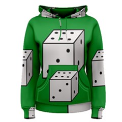 Dice  Women s Pullover Hoodie by Valentinaart