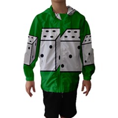 Dice  Hooded Wind Breaker (kids) by Valentinaart