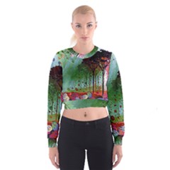 Imageedit 345 2043022904 Women s Cropped Sweatshirt