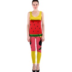 Ants And Watermelon  Onepiece Catsuit by Valentinaart