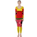 Ants and watermelon  Long Sleeve Catsuit View1