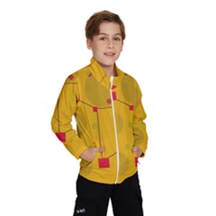 Yellow Abstract Sky Wind Breaker (kids)