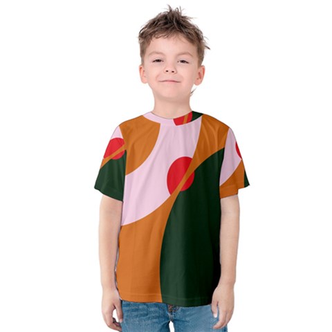 Decorative Abstraction  Kid s Cotton Tee by Valentinaart