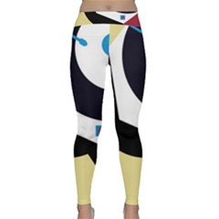 Digital Abstraction Yoga Leggings by Valentinaart