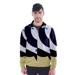 Digital Abstraction Wind Breaker (men)