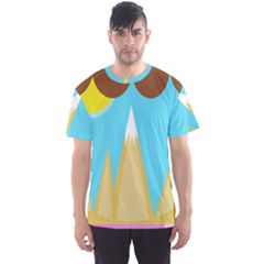 Abstract Landscape  Men s Sport Mesh Tee