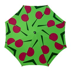 Cherries  Golf Umbrellas by Valentinaart