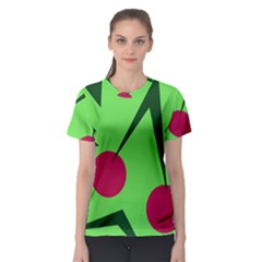 Cherries  Women s Sport Mesh Tee