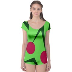 Cherries  Boyleg Leotard 