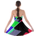 Abstract fish Strapless Dresses View2