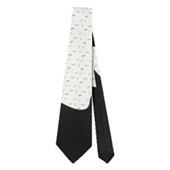 Black And White Elegant Design Neckties (two Side)  by Valentinaart