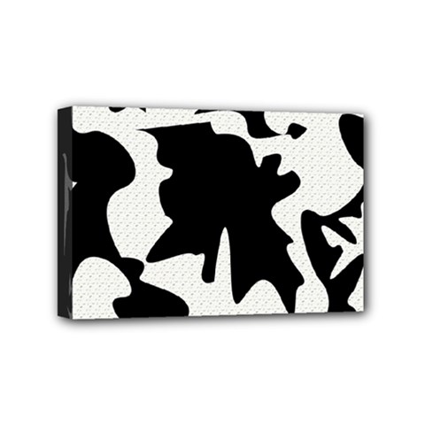 Black And White Elegant Design Mini Canvas 6  X 4 