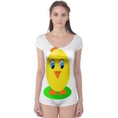 Cute Chicken  Boyleg Leotard  by Valentinaart