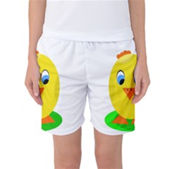 Cute Chicken  Women s Basketball Shorts