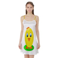 Cute Chicken  Satin Night Slip