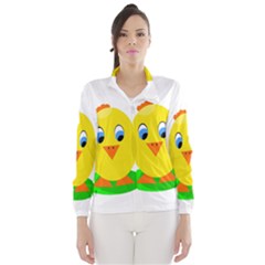 Cute Chicken  Wind Breaker (women)