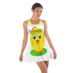 Cute Chicken  Racerback Dresses by Valentinaart