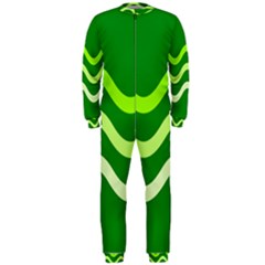 Green Waves Onepiece Jumpsuit (men) 