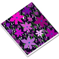 Purple Fowers Small Memo Pads by Valentinaart