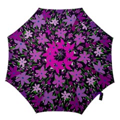 Purple Fowers Hook Handle Umbrellas (small)