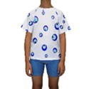 Mediterranean blue eyes Kid s Short Sleeve Swimwear View1